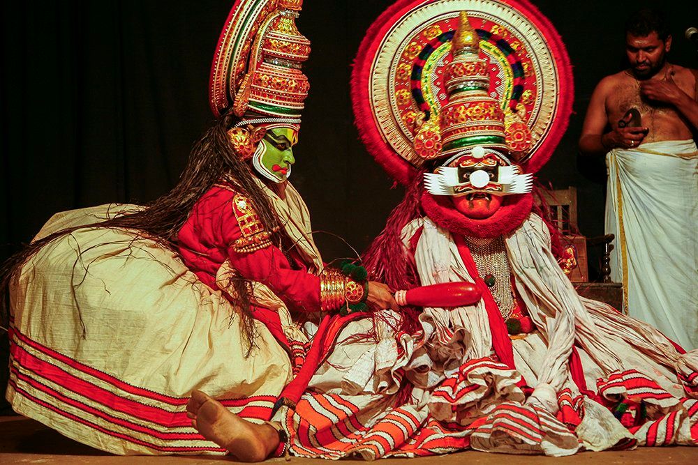 Kathakali traditional performance, Kerala