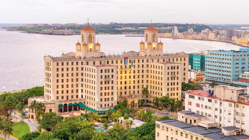 Aerial view of the Hotel Nacional in Havana © Kamira/Shutterstock