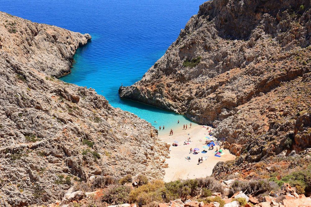 Seitan beach on Crete island- Greece © Shutterstock
