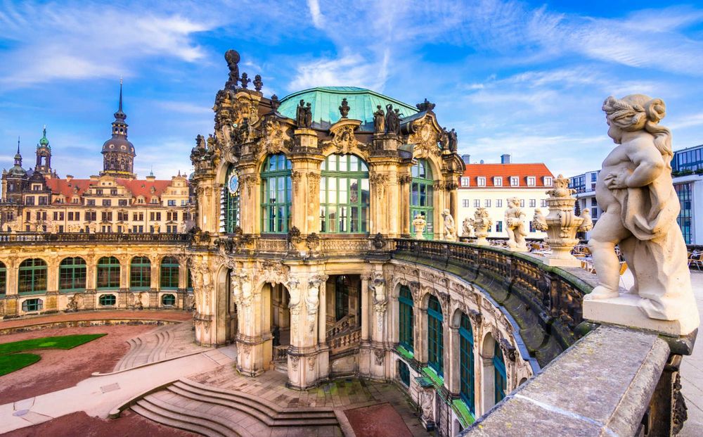 Zwinger Palace art gallery museum Dresden, Germany © Georgios Tsichlis/Shutterstock