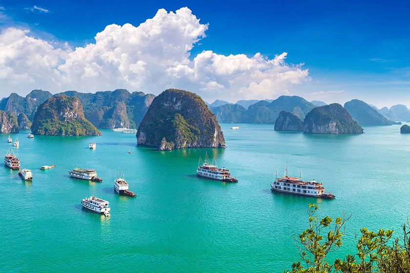 View of Ha Long bay, Vietnam