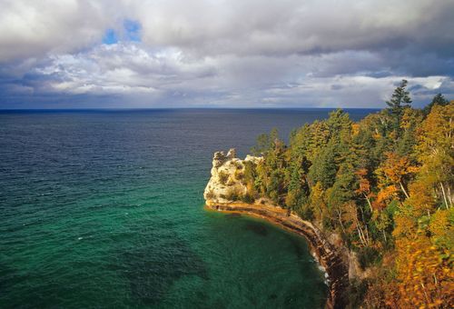 Miners Castle, Pictured Rocks National Lakeshore, Munising, Michigan, USA