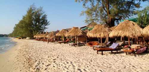 Otres Beach near Sihanoukville in southern Cambodia