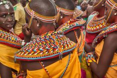 Samburu girls in Maralal