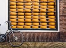 Gouda cheese bicycle, Netherlands @ Shutterstock