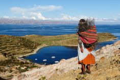 Isla del sol Titicaca lake, Bolivia