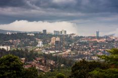 Kigali city centre skyline and surrounding areas © Jennifer Sophie/Shutterstock